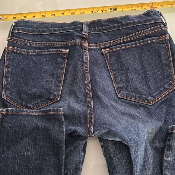 J Brand jeans 31 dark blue wash the deal 9 inch zipper on both legs - Picture 12 of 13